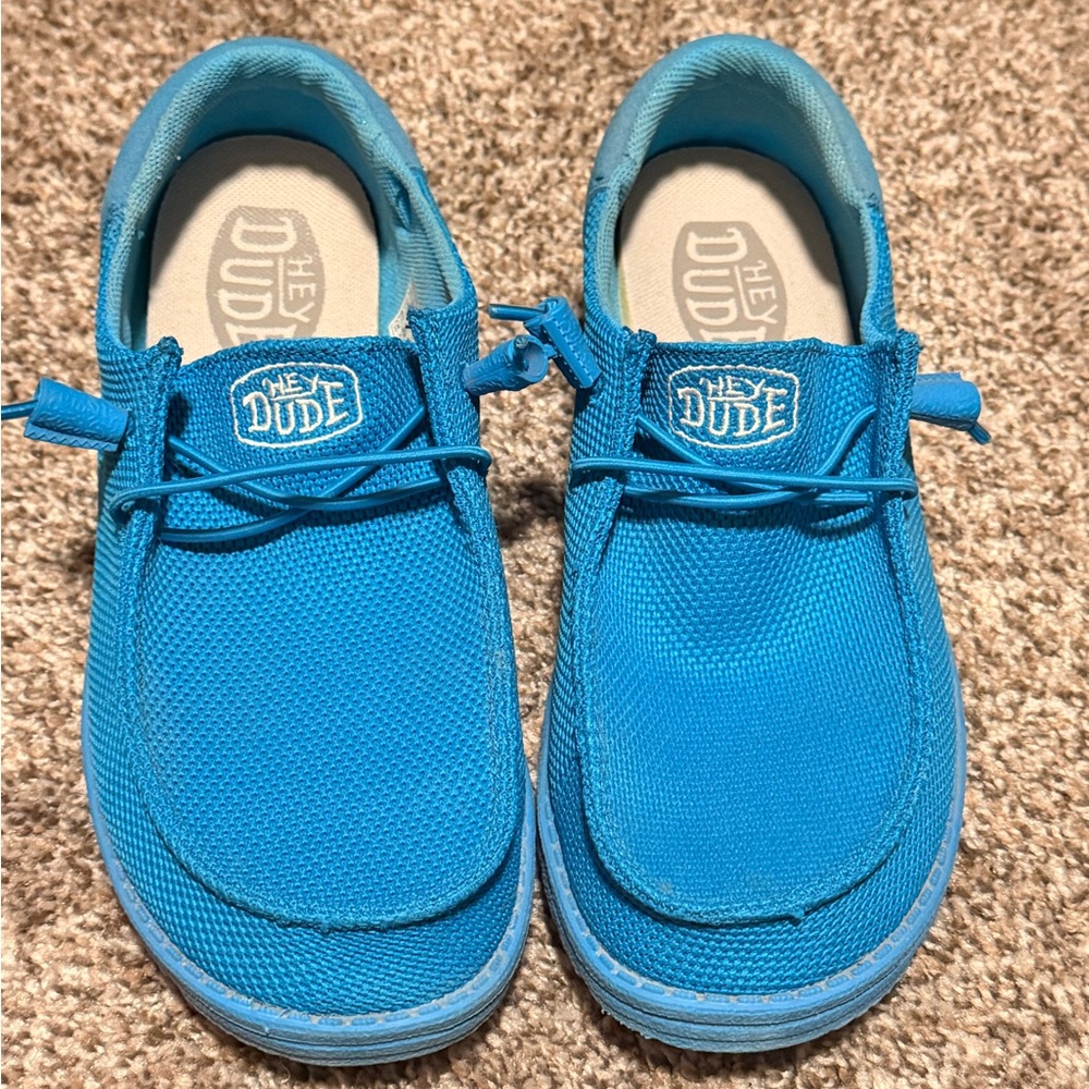 Hey Dude Women's Bright Blue Sneakers